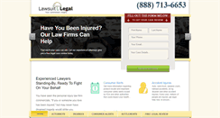 Desktop Screenshot of lawsuitlegal.com