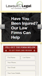 Mobile Screenshot of lawsuitlegal.com